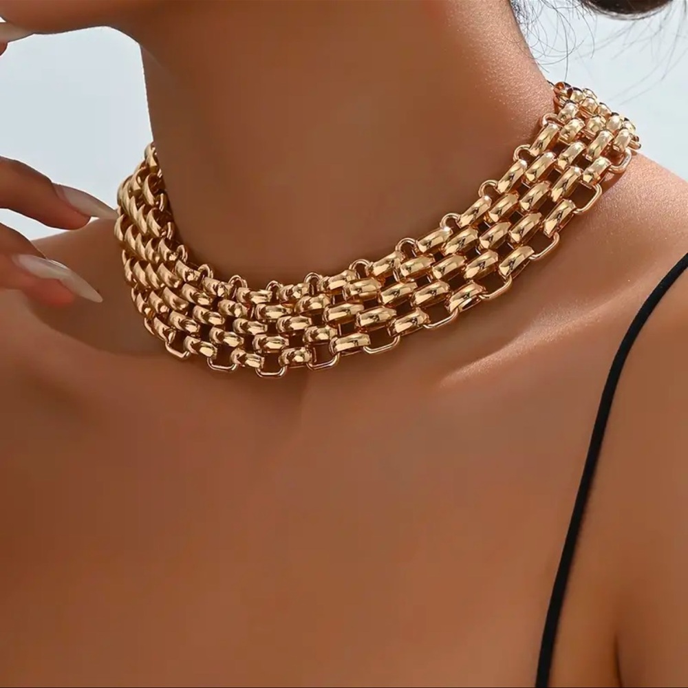 Brand New Golden Choker.